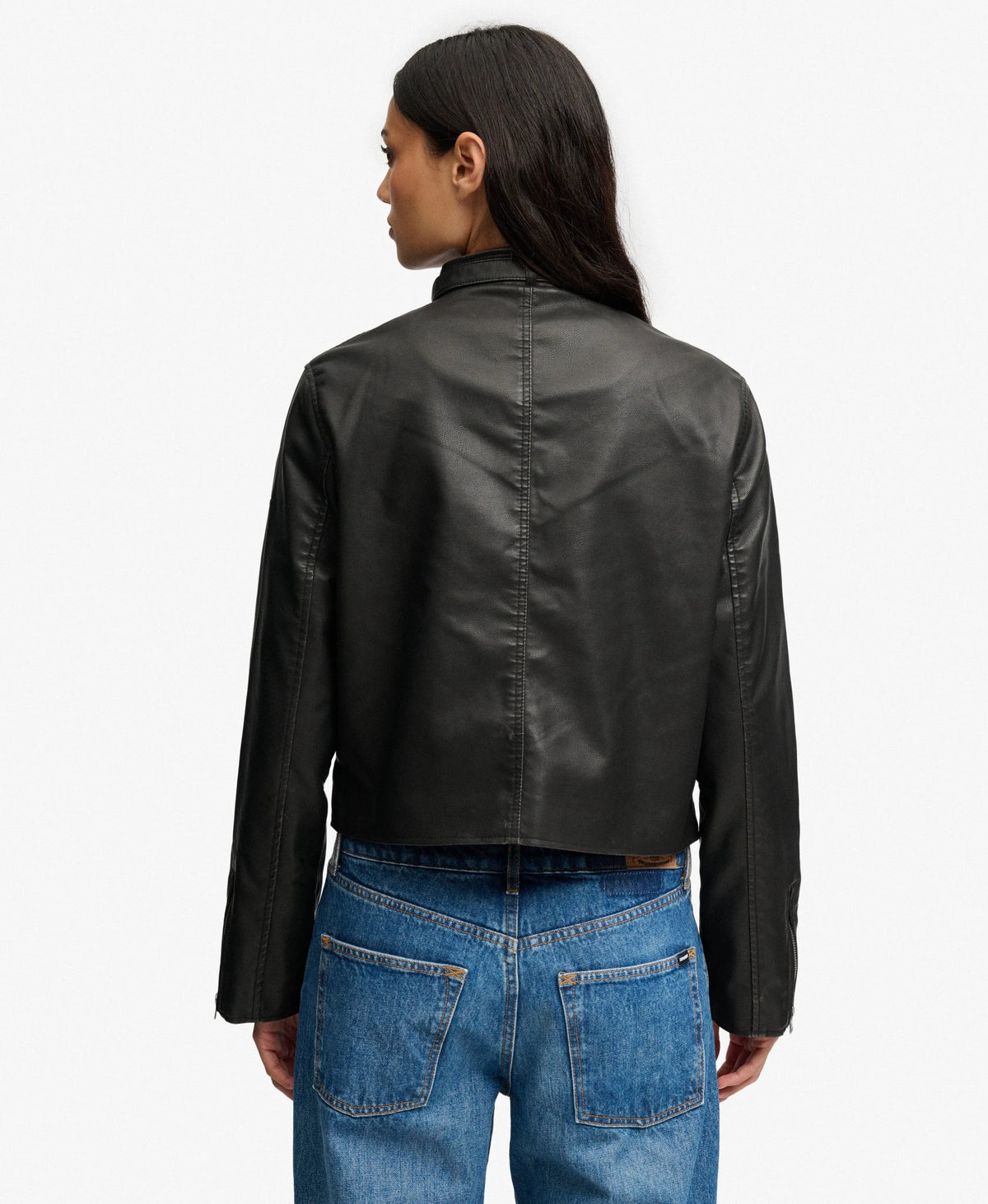 Moto Faux Leather Jacket