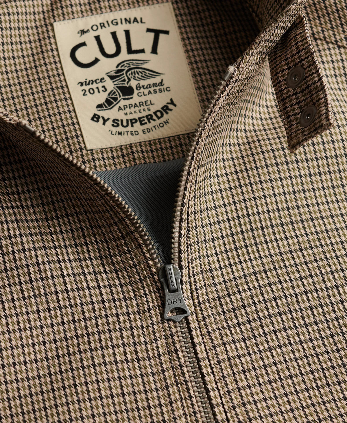 Moto Check Jacket